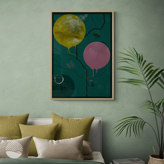 NOKUKO - art - Alan Pedersen - ALANTHEROCK - Finding paths - Dark Green - mockup front
