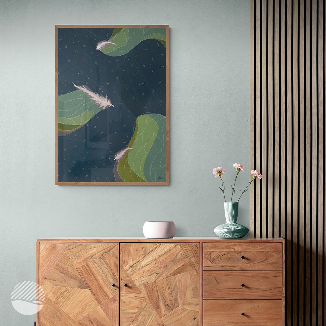 NOKUKO - art- Alan Pedersen - ALANTHEROCK - Lost Feathers - mockup front