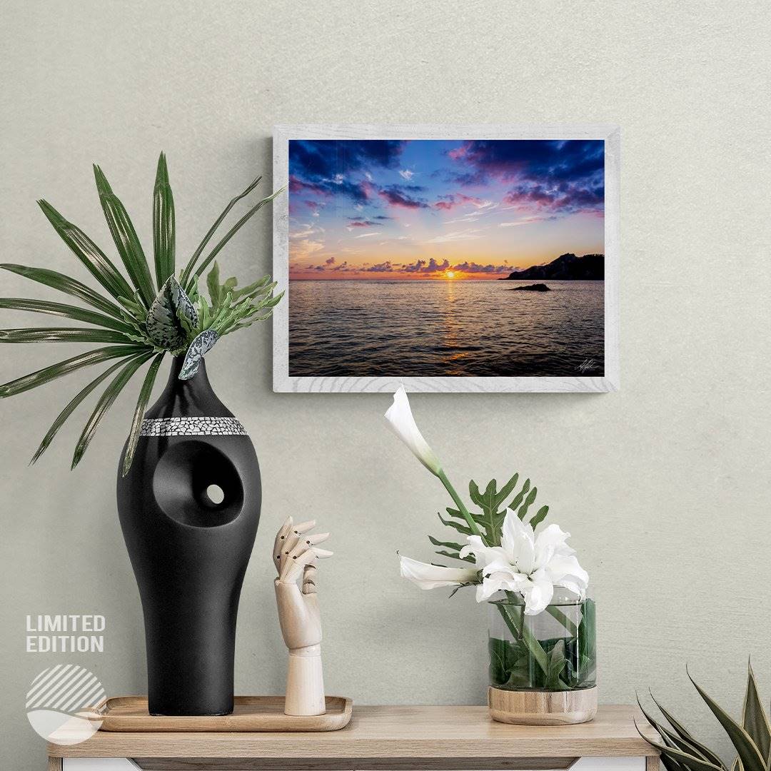 NOKUKO - photo - Alan Pedersen - ALANTHEROCK - Okinawa Sunset - mockup livingroom